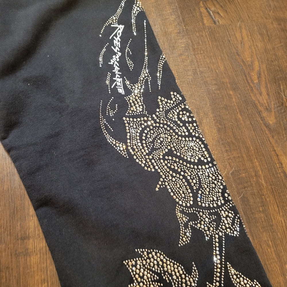 Civil Regime Bloom Bankai Concrete Rose Rhinestone Sweatpants Size M - Picture 5 of 11